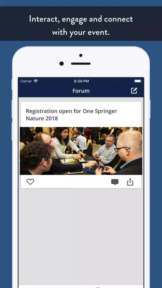Скриншоты One Springer Nature Event