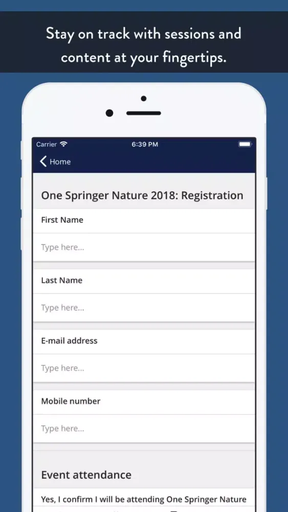 Скриншоты One Springer Nature Event