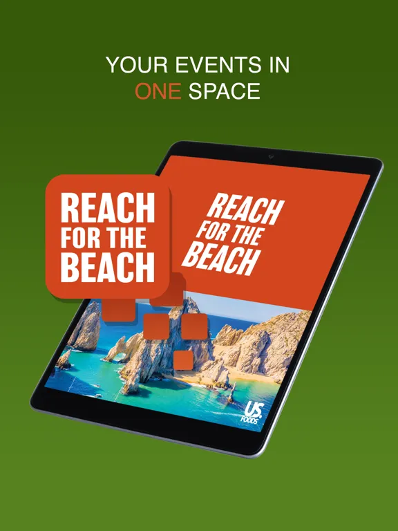 Ảnh chụp màn hình của Reach For The Beach - US Foods iPad 