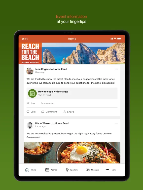 Ảnh chụp màn hình của Reach For The Beach - US Foods iPad 