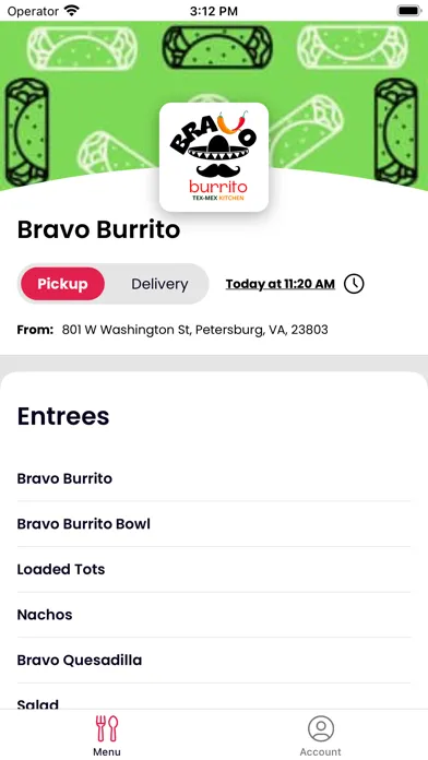Zrzuty ekranu Bravo Burrito