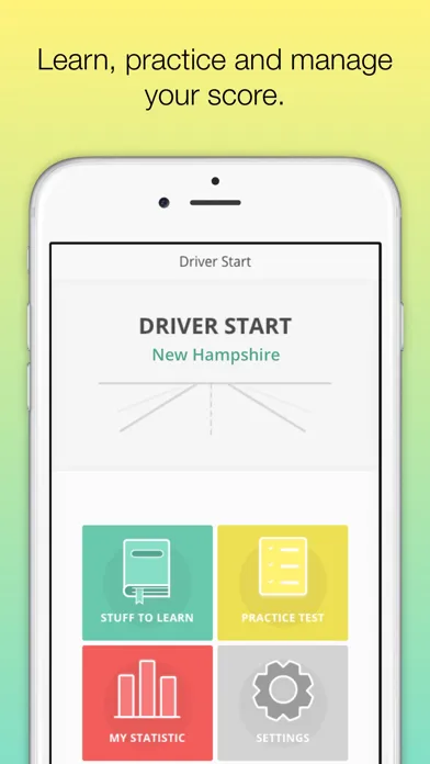 New Hampshire DMV  Permit test スクリーンショット