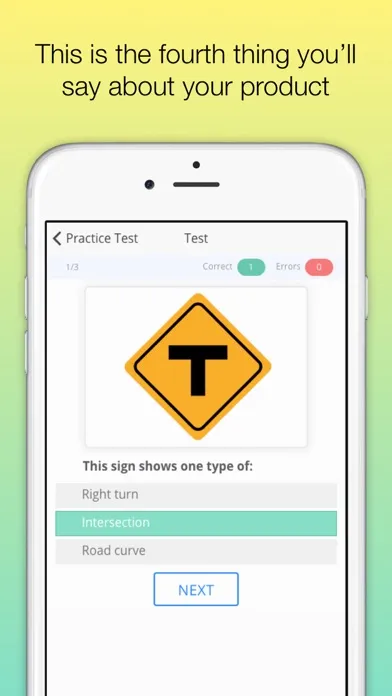 New Hampshire DMV  Permit test スクリーンショット