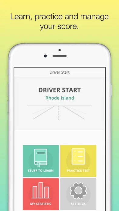 Rhode Island DMV - Permit test应用截图
