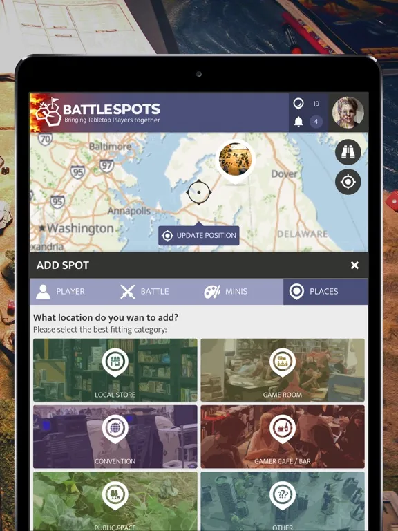 Capturas de pantalla de BattleSpots - Tabletop Players iPad 