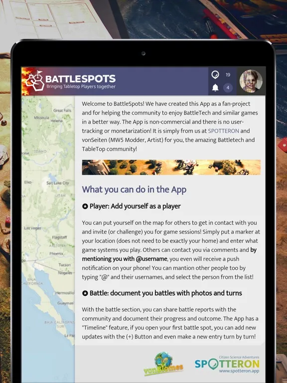 Capturas de pantalla de BattleSpots - Tabletop Players iPad 
