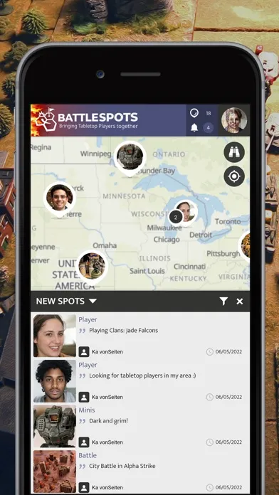 Capturas de pantalla de BattleSpots - Tabletop Players