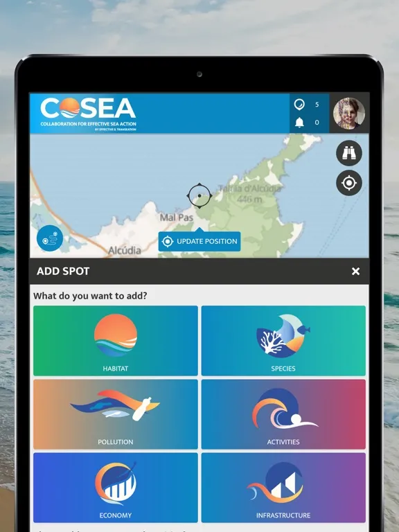Capturas de pantalla de COSEA iPad 