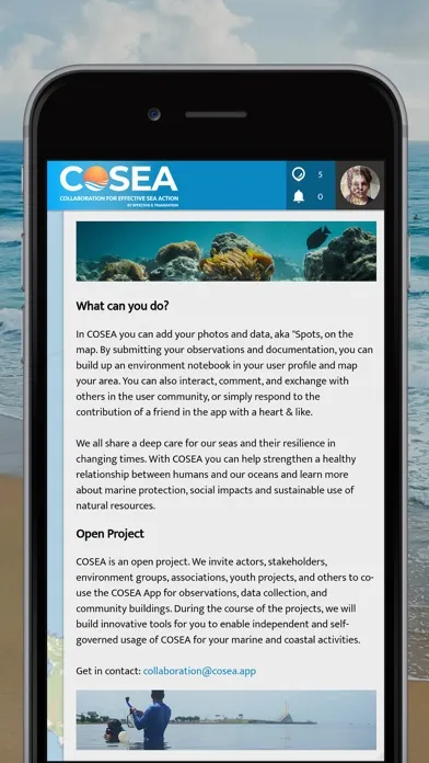 Capturas de pantalla de COSEA