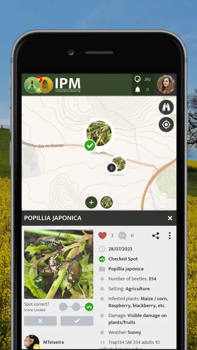 Captures d'écran de IPM Popillia Pest Management