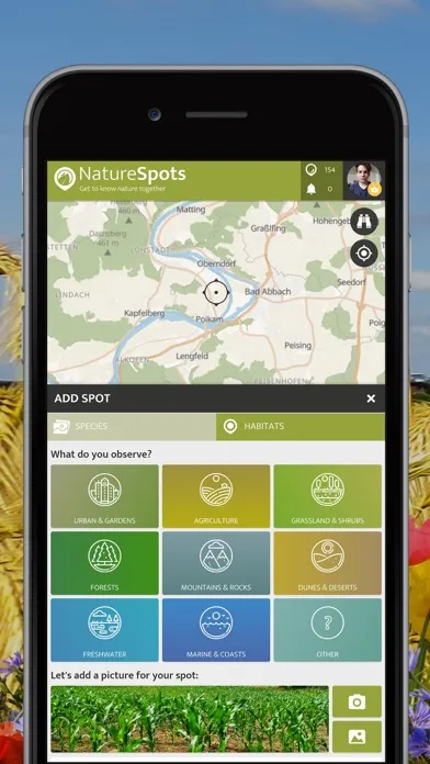 NatureSpots - observe nature سکرین شاٹس