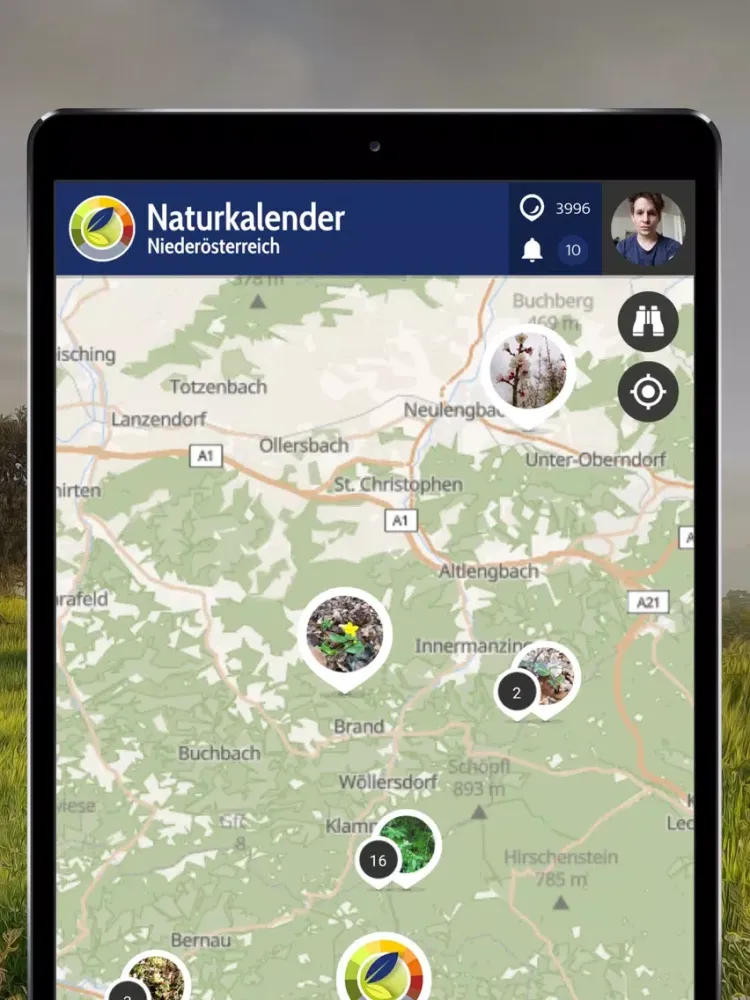 Zrzuty ekranu Naturkalender Niederösterreich iPad 