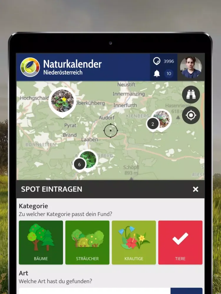 Zrzuty ekranu Naturkalender Niederösterreich iPad 