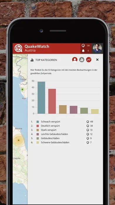 QuakeWatch Austria 스크린샷