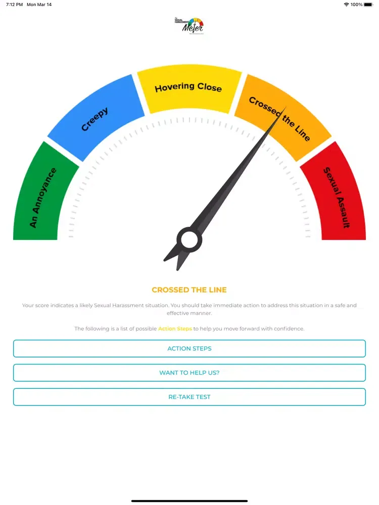 تصاویر Sexual Harassment Meter iPad 