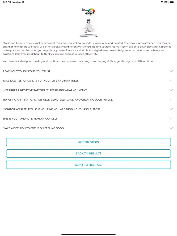 تصاویر Sexual Harassment Meter iPad 