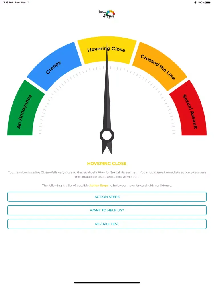 تصاویر Sexual Harassment Meter iPad 