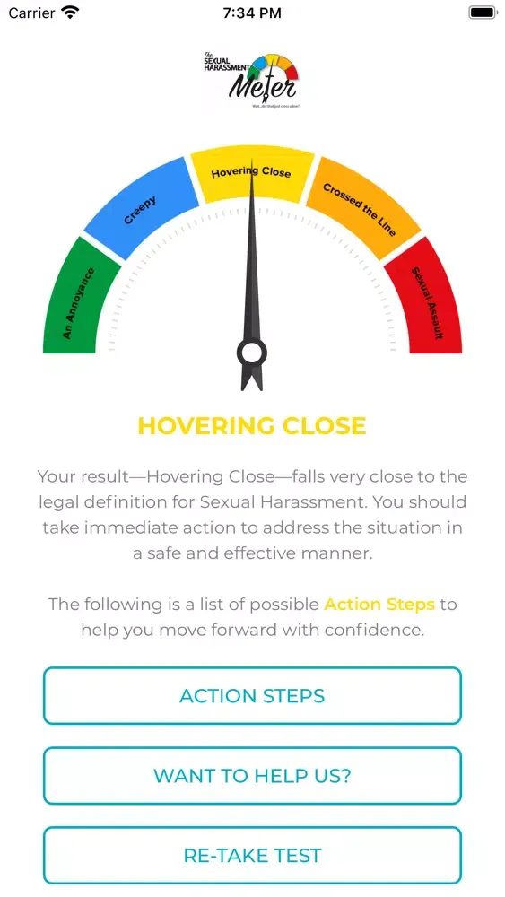 تصاویر Sexual Harassment Meter