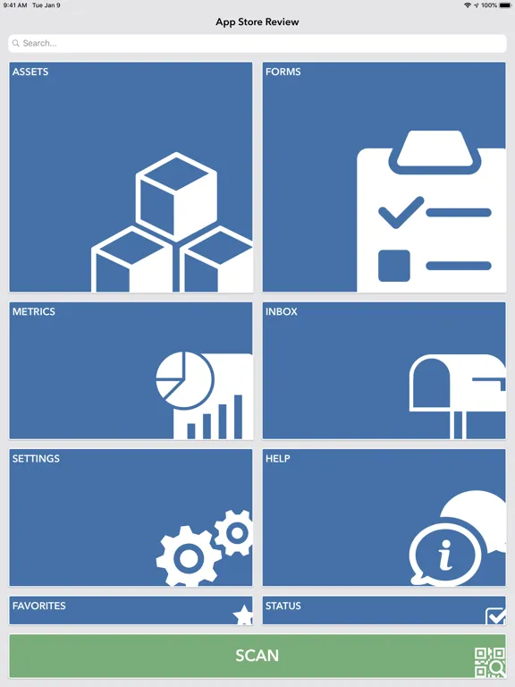 Capturas de tela do DNOW eTrack: Asset Management iPad 