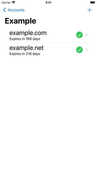 Domains Screenshots