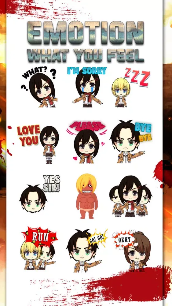 Giant Boy Manga & Anime Stickers for iMessage 스크린샷