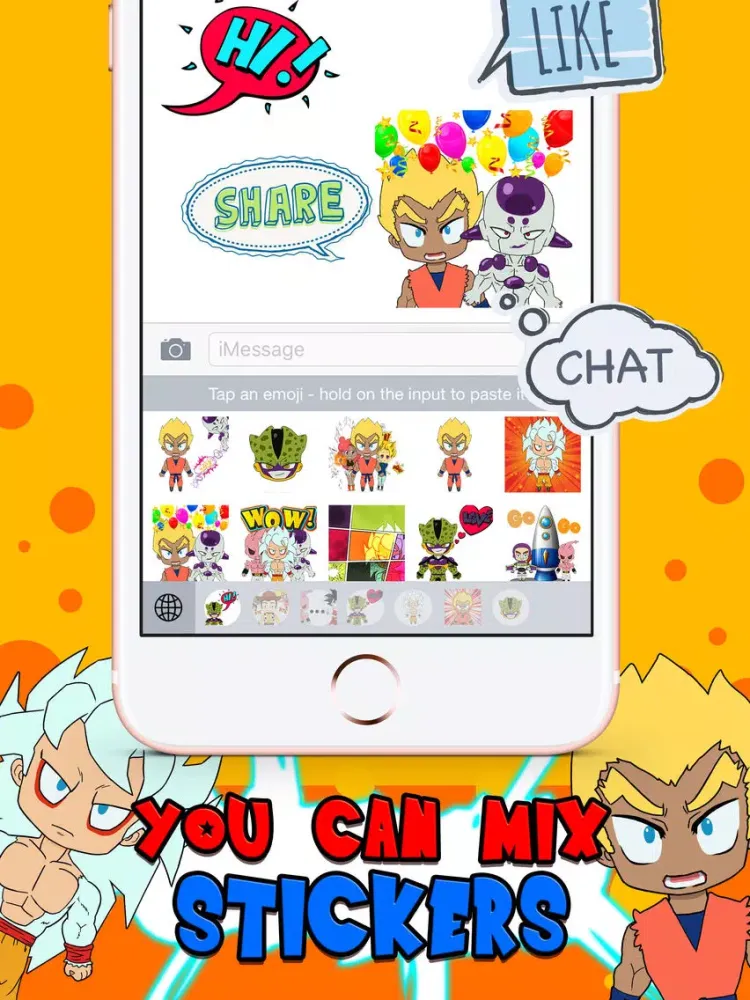 Captures d'écran de Monkey Boy Cute Stickers for iMessage iPad 