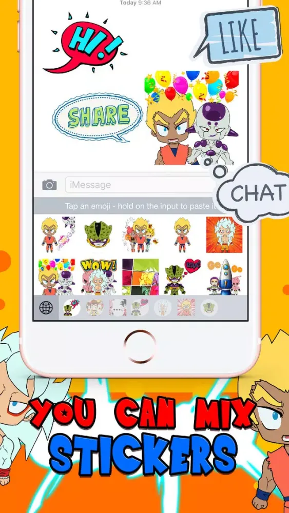 Captures d'écran de Monkey Boy Cute Stickers for iMessage