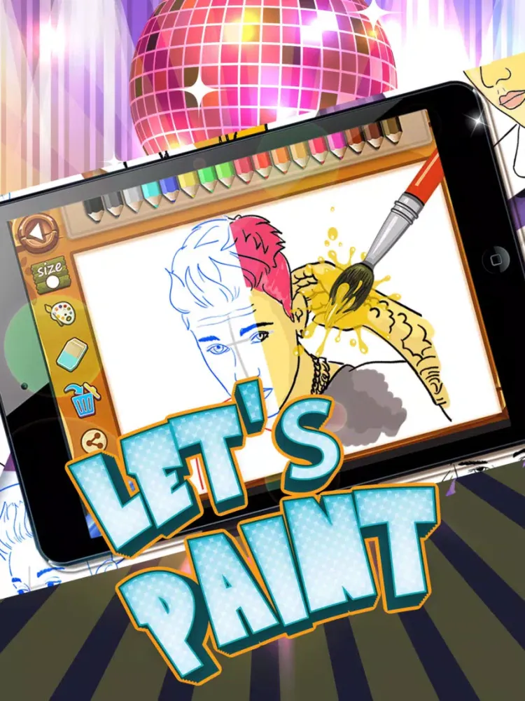 Zrzuty ekranu Drawing Celeb on The Books Pro iPad 