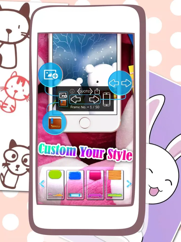 Captures d'écran de Cutie Screen Changer Pro iPad 
