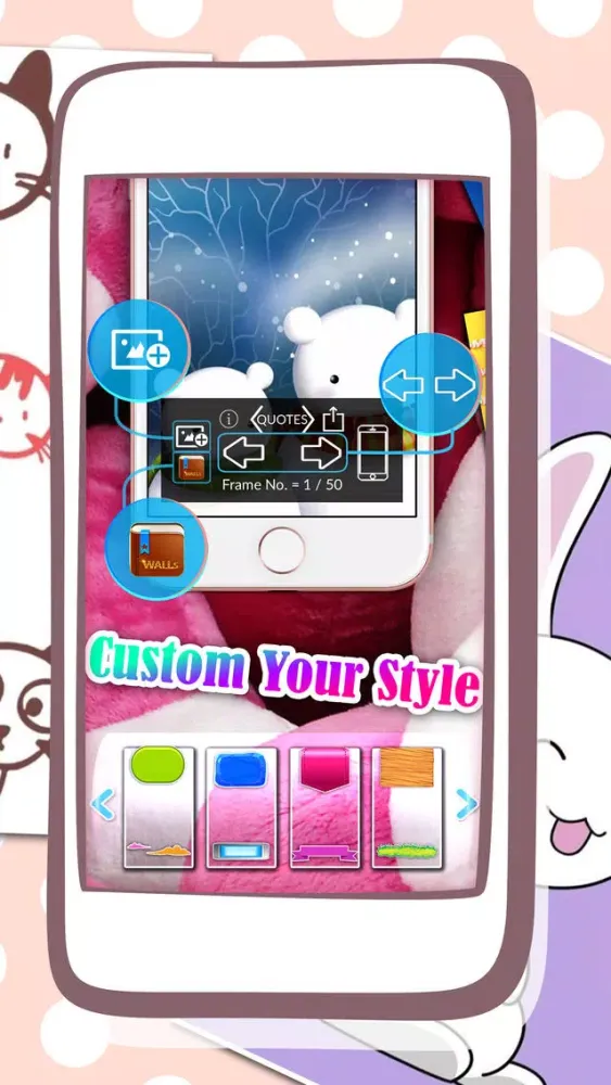 Captures d'écran de Cutie Screen Changer Pro