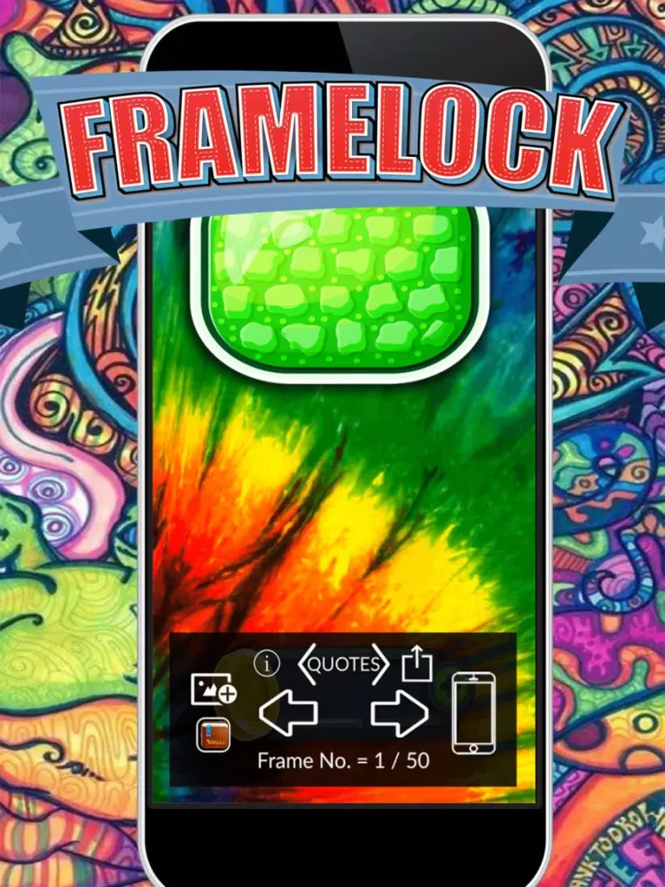 Hippie Wallpaper Overlays Maker Pro iPad  Ekran Görüntüleri