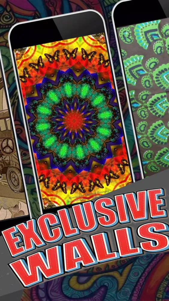 Hippie Wallpaper Overlays Maker Pro Ekran Görüntüleri