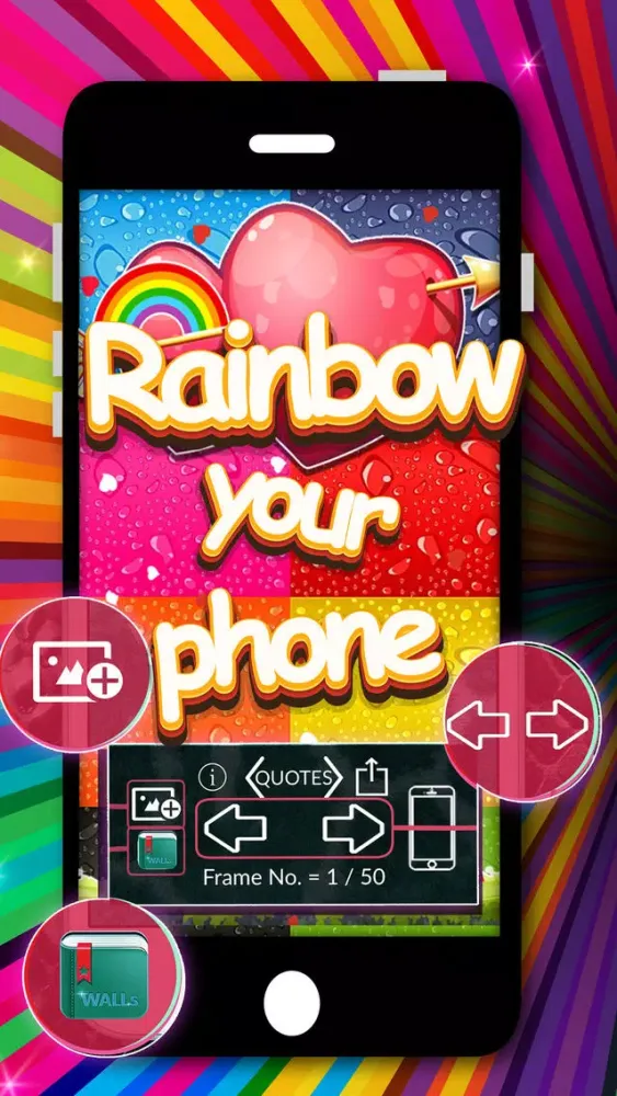 Rainbow Wallpaper Design Pro Screenshots