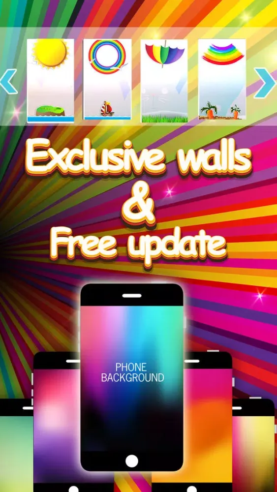 Rainbow Wallpaper Design Pro Screenshots