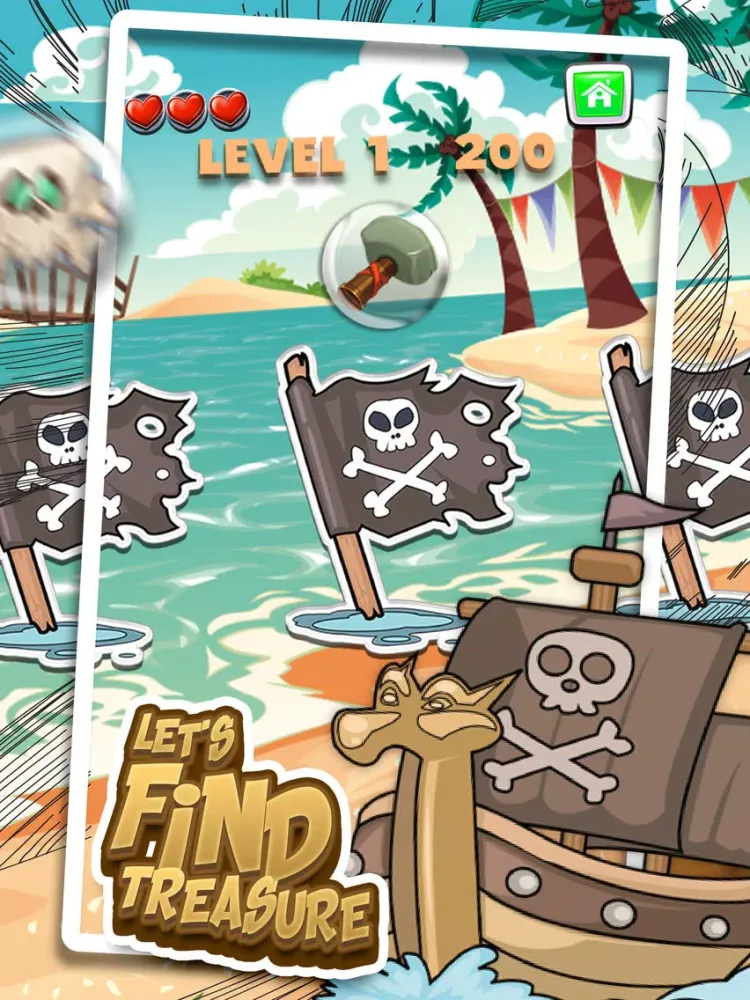 Скриншоты Finding The Shuffle Ball & Hidden Pirates Games iPad 