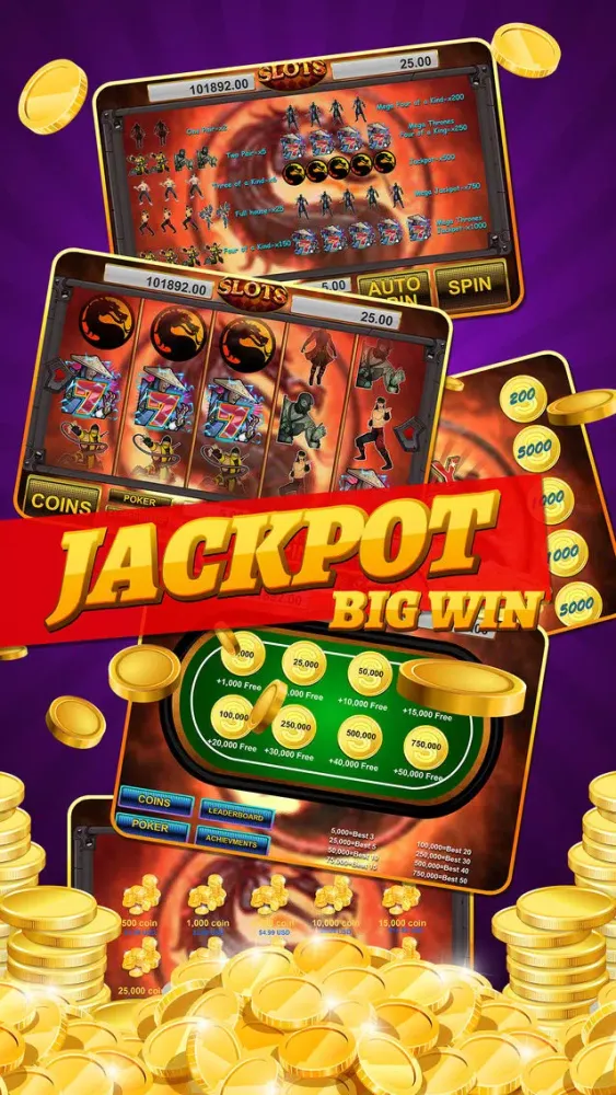Slot Poker in Combat Casino应用截图