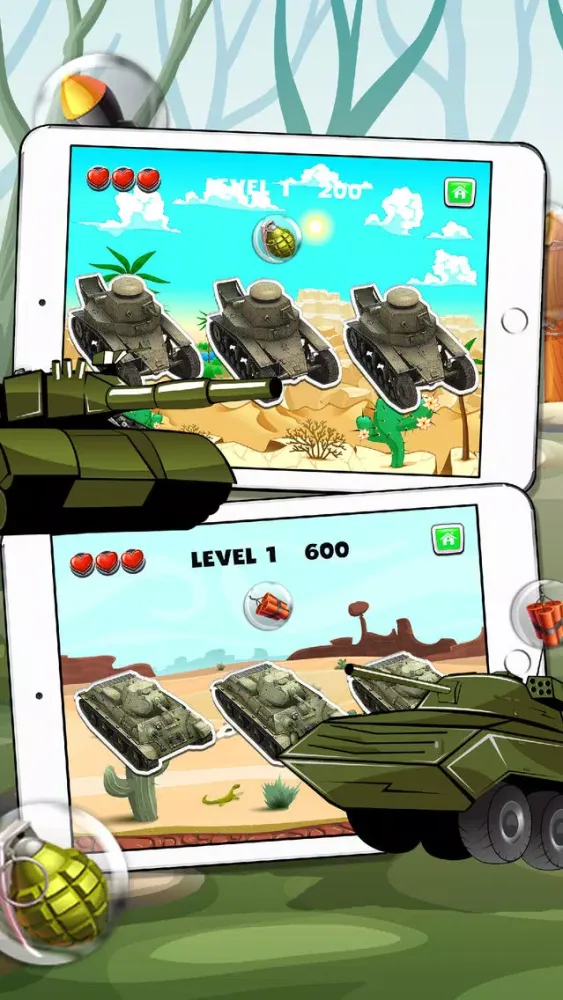 FIND The Shuffle Ball & Hidden Games for Tanks Screenshots