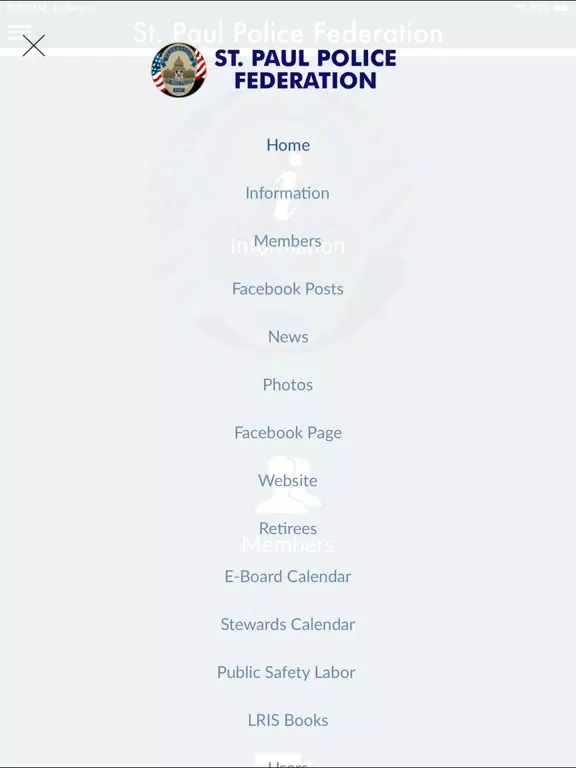 St. Paul Police Federation iPad 应用截图