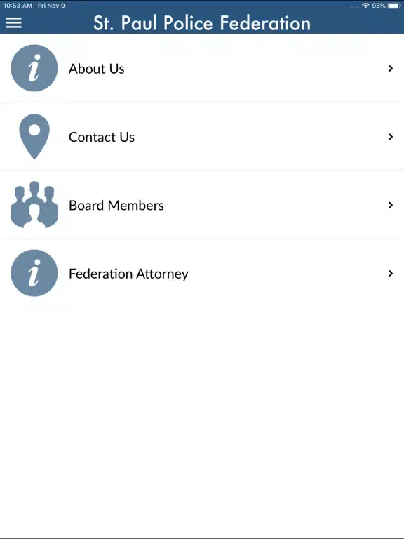 St. Paul Police Federation iPad 应用截图