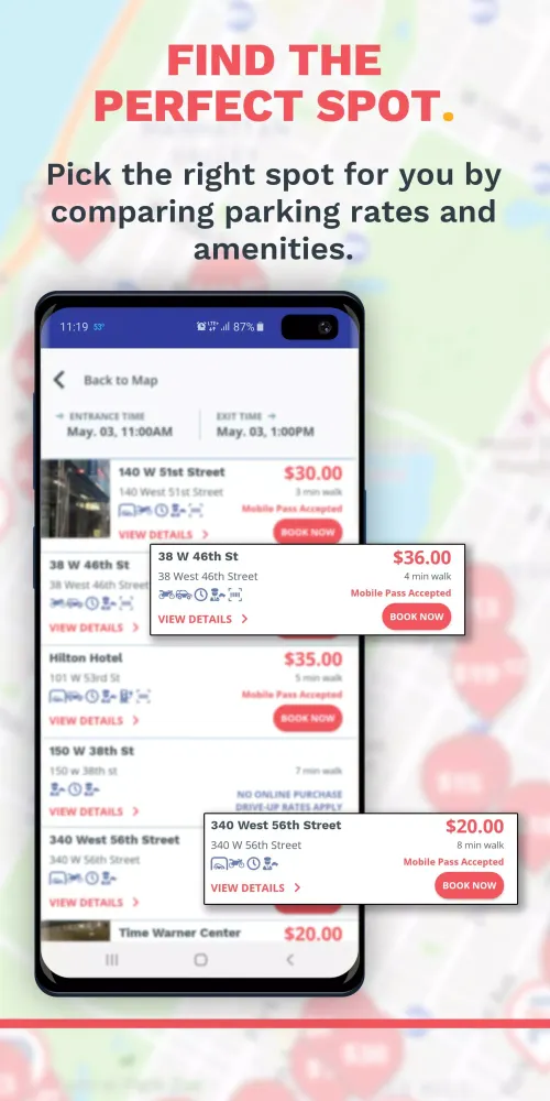 Parking.com – Find Parking Screenshots