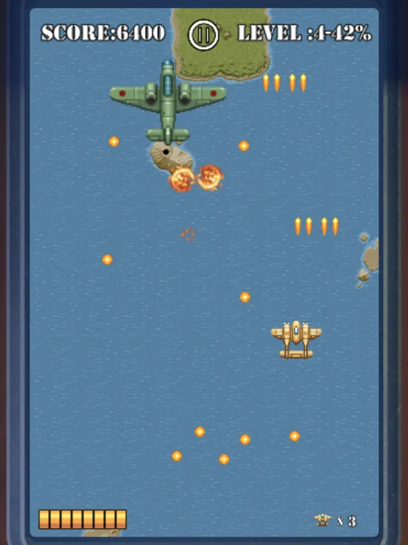Tangkapan skrin Pacific Wings iPad 