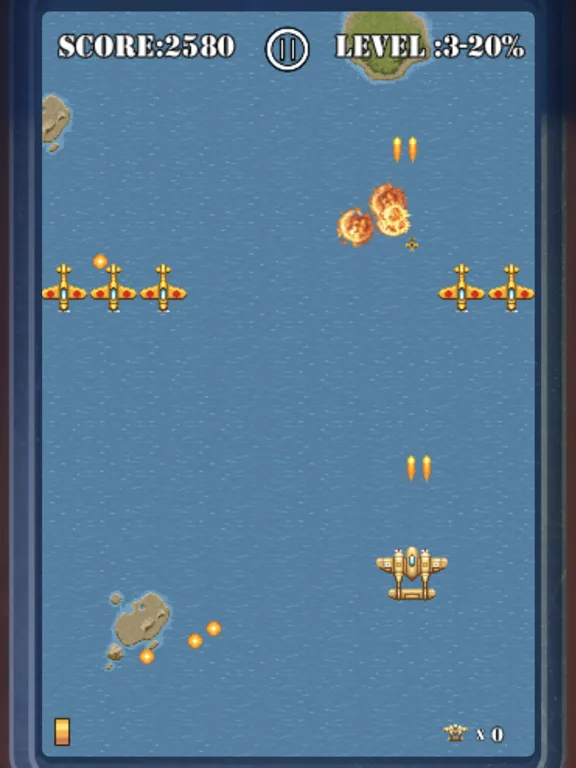 Tangkapan skrin Pacific Wings iPad 