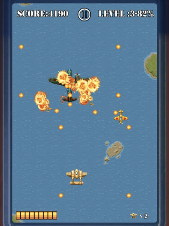 Tangkapan skrin Pacific Wings iPad 