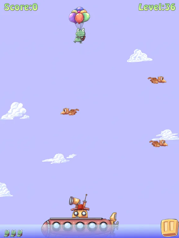 Parachute Frog iPad  स्क्रीनशॉट