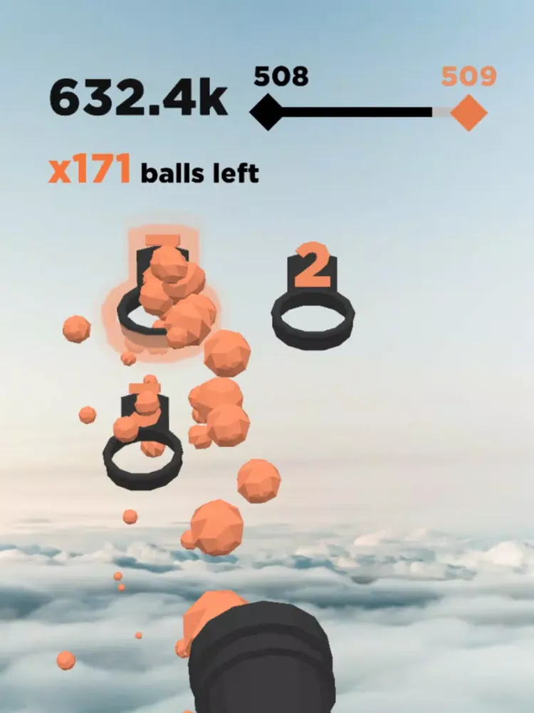 Capturas de tela do Spray Balls iPad 