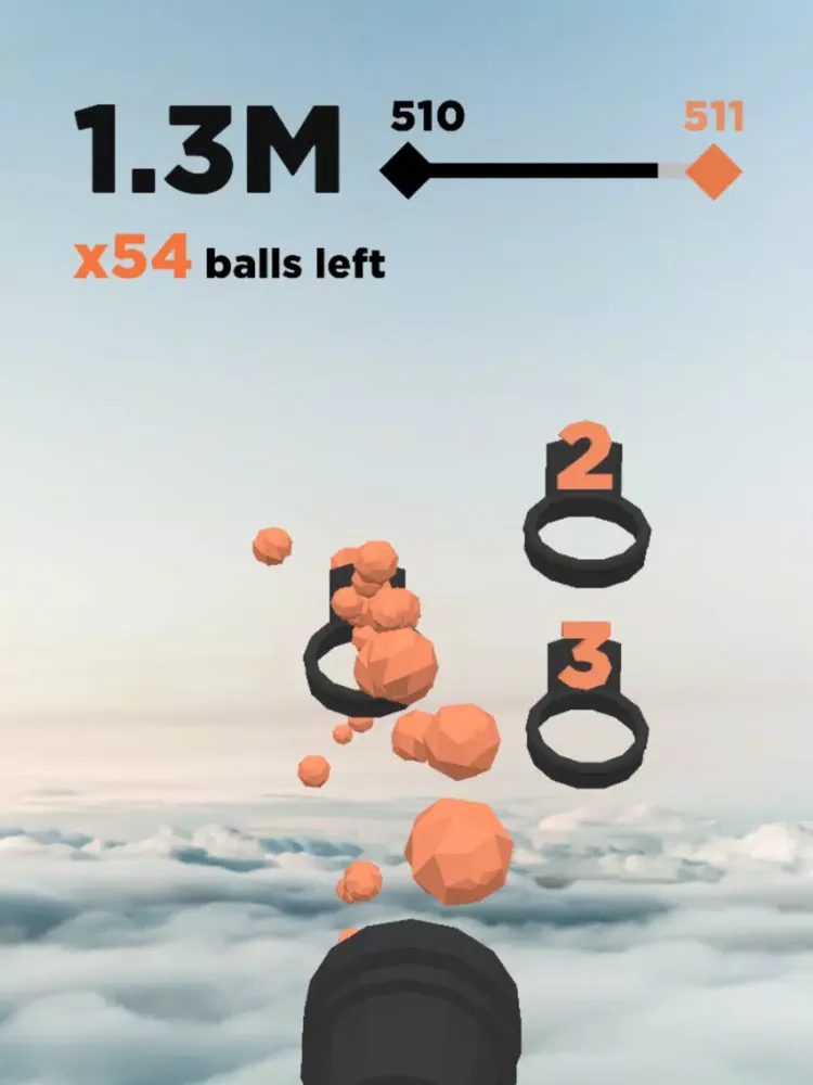 Capturas de tela do Spray Balls iPad 