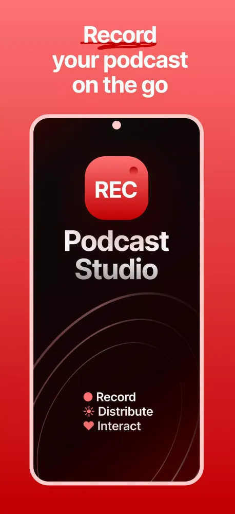 Ảnh chụp màn hình của Podcast Studio