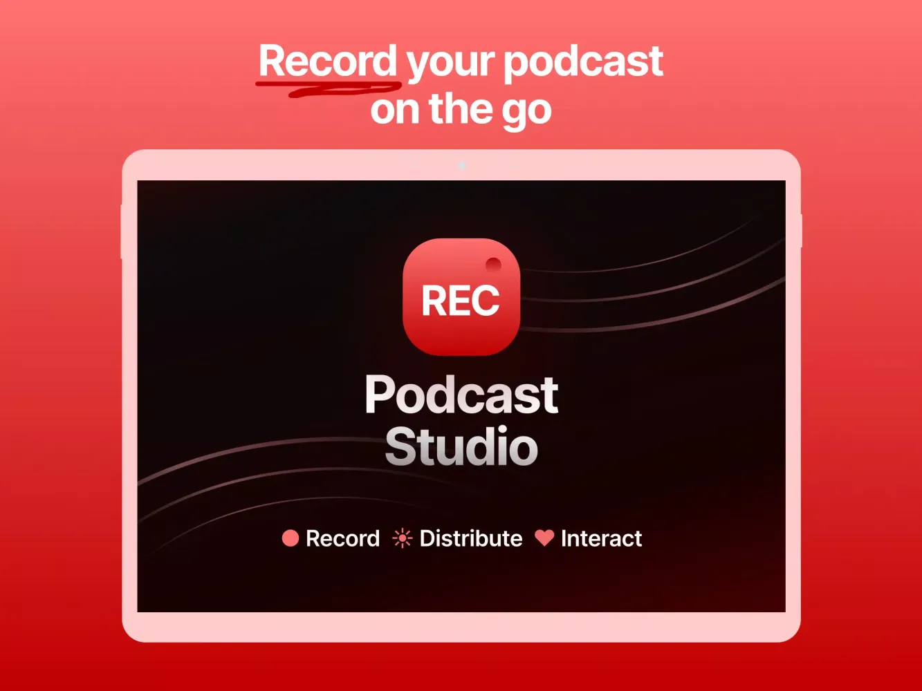 Ảnh chụp màn hình của Podcast Studio