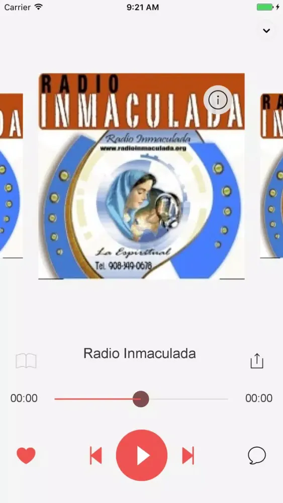 Capturas de tela do Radio Inmaculada