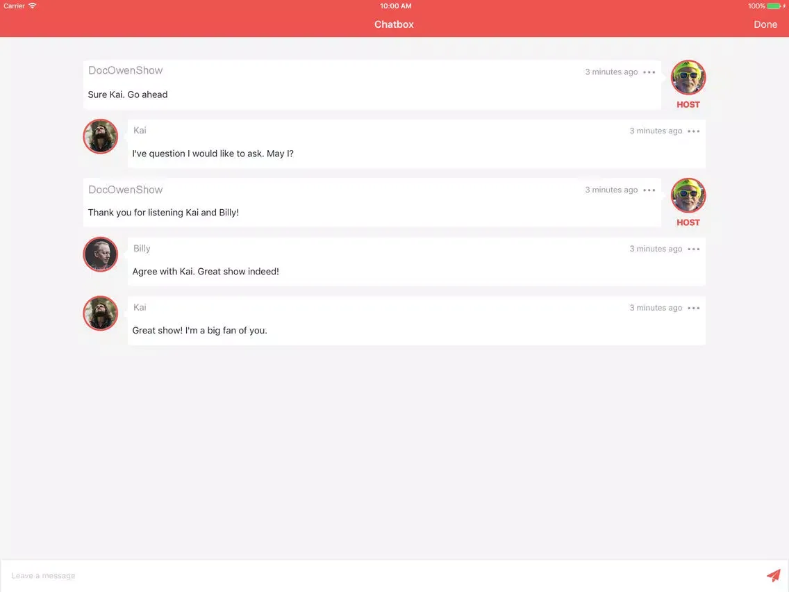 Doc Owen Show iPad  سکرین شاٹس